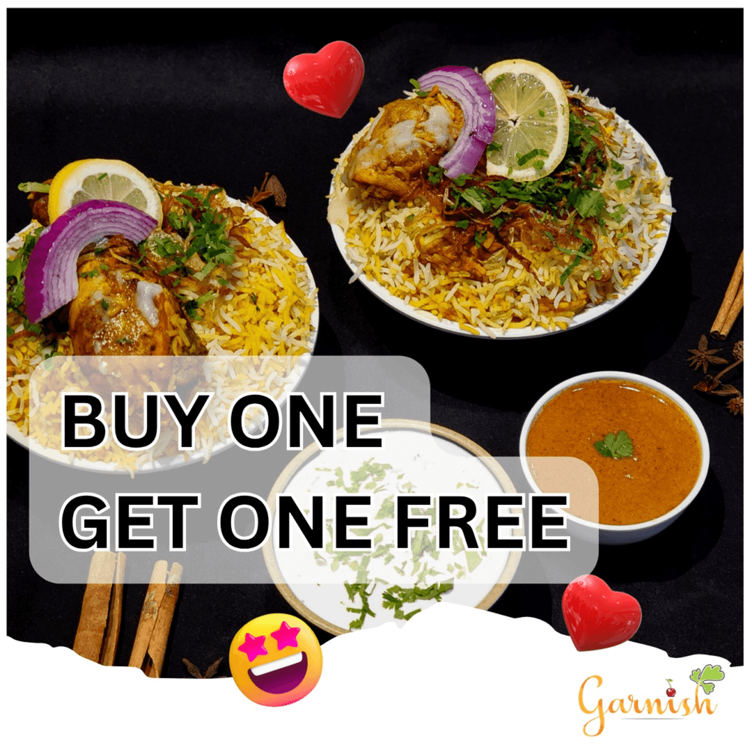 Buy One Get One Free Hyderabadi Biryani
