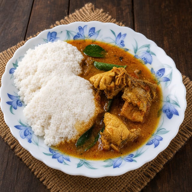 Chicken Kari Idly.