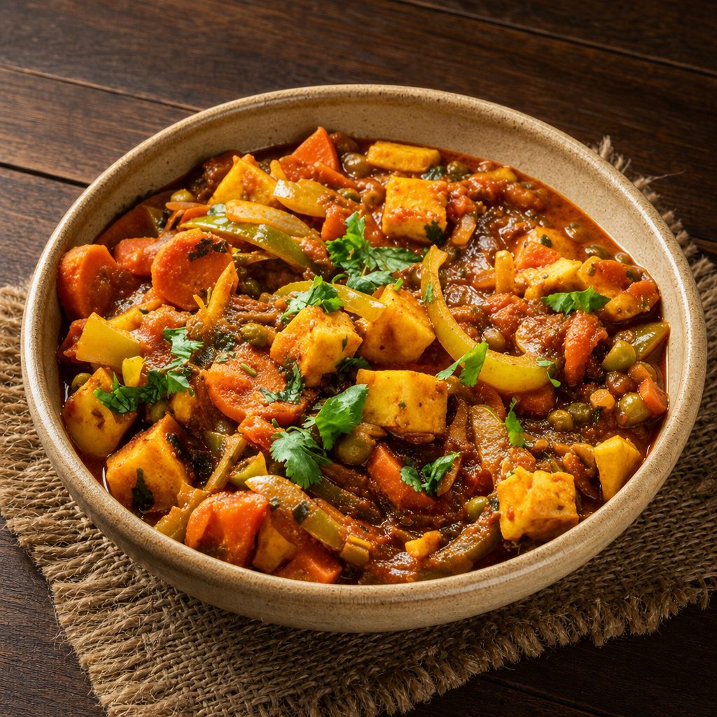 Veg Jalfrezi.