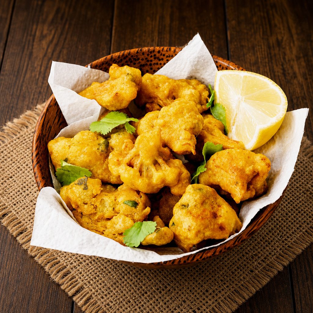 Cauliflower Pakoda.
