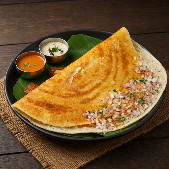 Onion Rava Dosa.